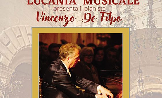 Lucania Musicale presenta il pianista Vincenzo De Filpo