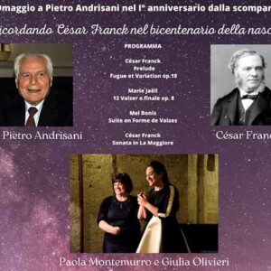 “Omaggio a Pietro Andrisani nel 1° Anniversario dalla scomparsa” Palazzo Viceconte – Matera